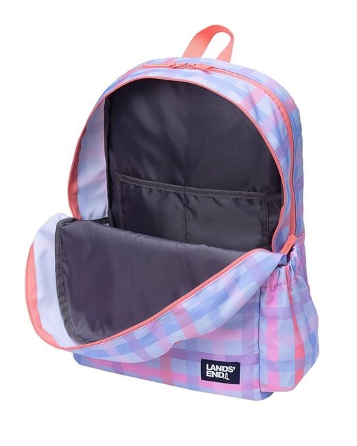 Lands' End Purple Kids Techpack Large Backpack