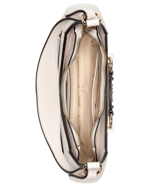 Guess Natural Mimina Small Top Zip Shoulder Bag