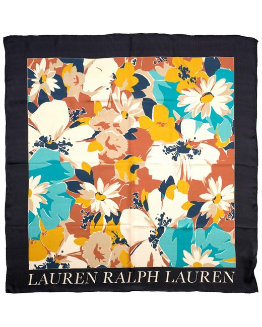 Lauren by Ralph Lauren Multicolor Wildflower Square Scarf