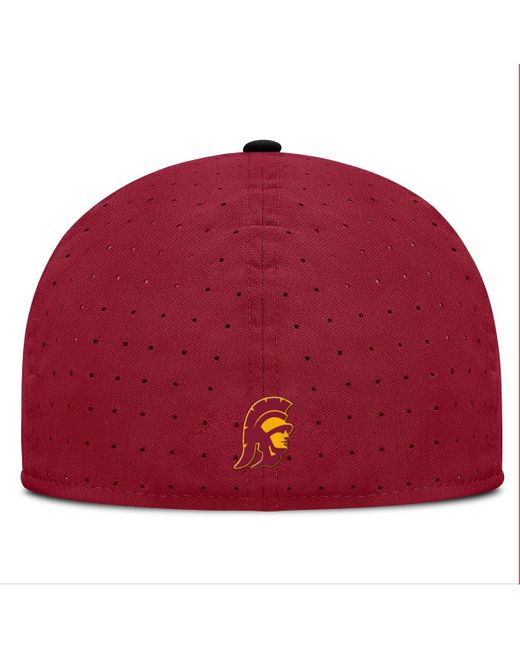 Nike Red Usc Trojans On-field Dugout True Performance Fitted Hat for men