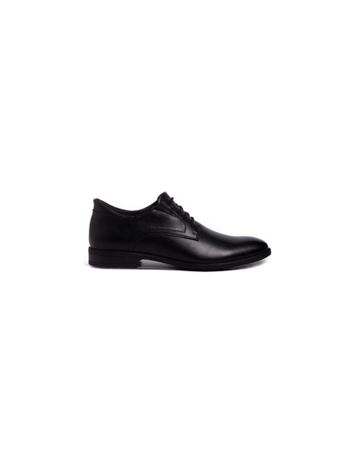 Marc Joseph New York Black State Street Hands-free Slip On Technology Plain Toe Dress Oxfords for men