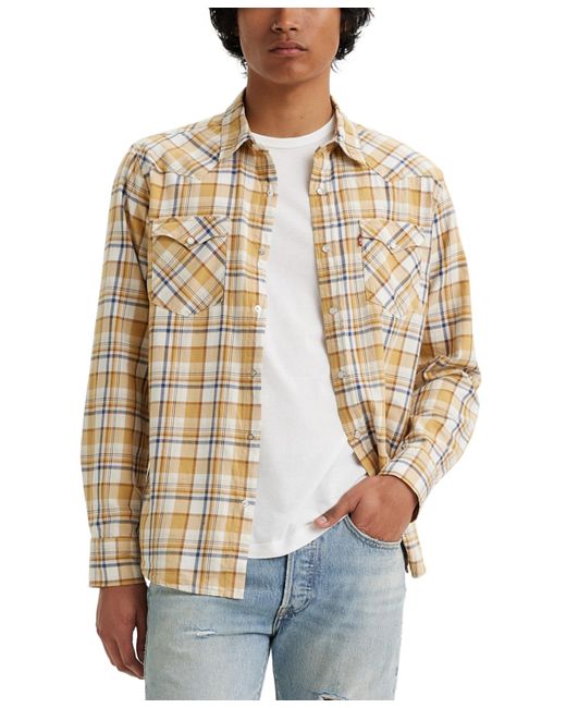 Levi's Natural Classic Standard Fit Western Shirt for men