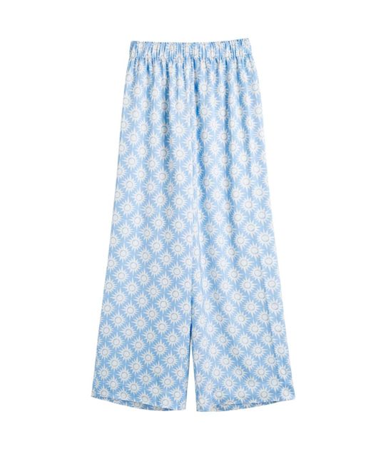 Chinti & Parker Blue Chinti And Parker Laura Whitmore Paradise Trousers