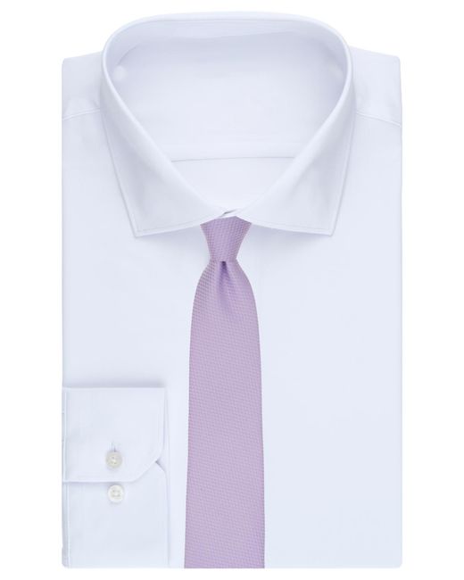 Perry Ellis Purple Classic Solid Pattern Tie for men