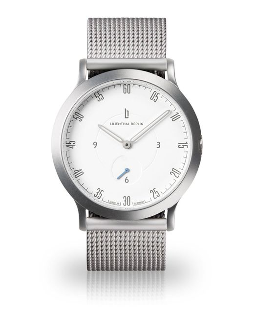 Lilienthal Berlin L1 Mesh Watch 37mm in Metallic for Men Lyst