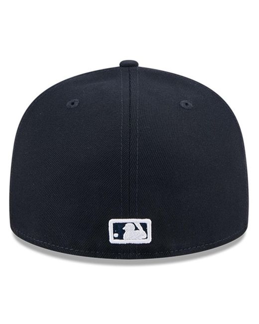 KTZ Blue New York Yankees Baseball Hall Of Fame 59fifty Fitted Hat for men