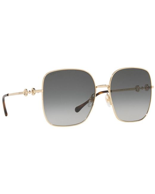 Gucci Gray GG0879S 61mm Sunglasses