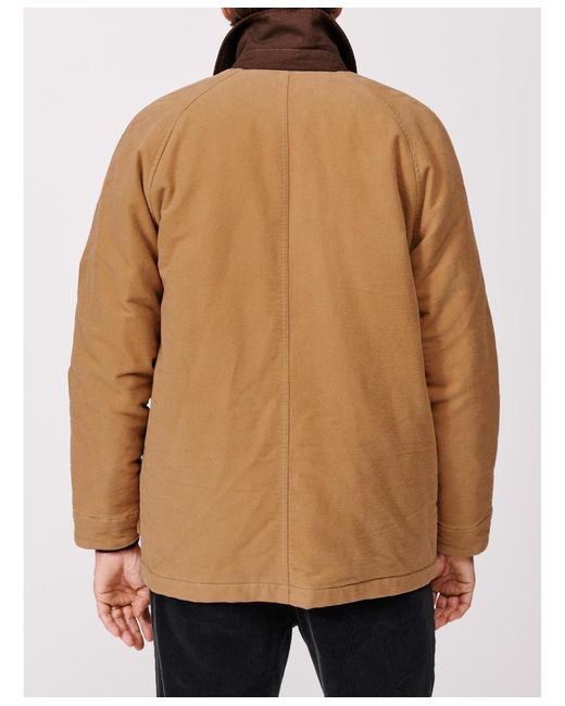 aubi Natural Bennett Moleskin Jacket for men