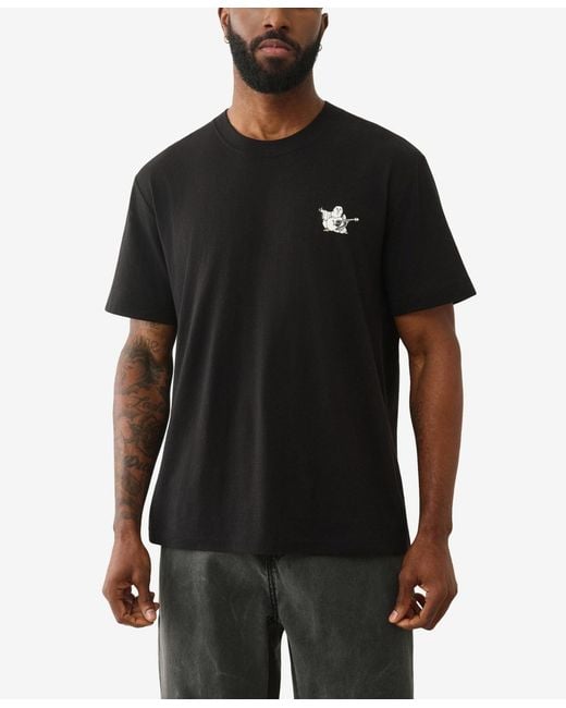 True Religion Black Short-sleeve T-shirt for men