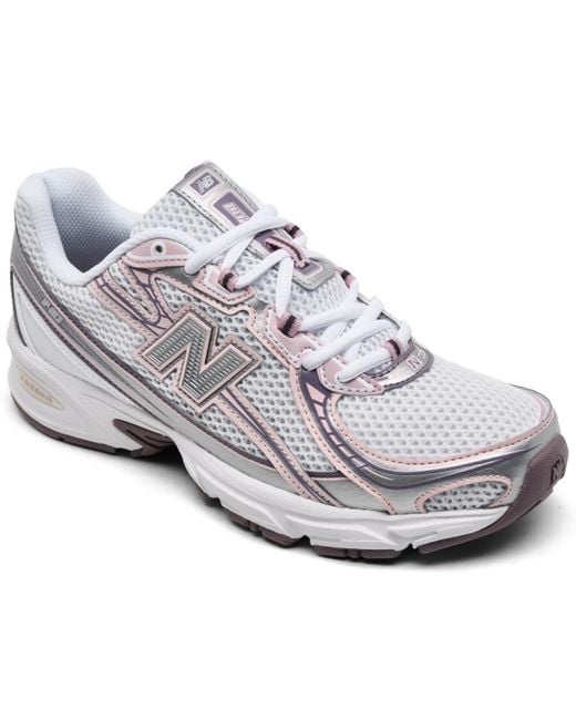 New Balance White 740 Casual Sneakers From Finish Line