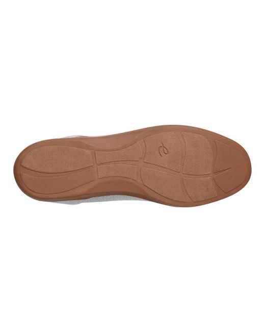 Easy Spirit White Devitt Slip-on Flats