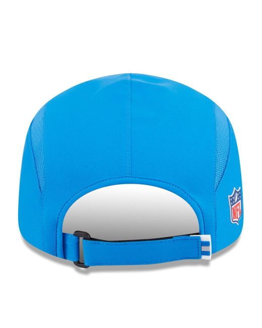 KTZ Blue Detroit Lions 2025 Sideline Runner Adjustable Hat for men