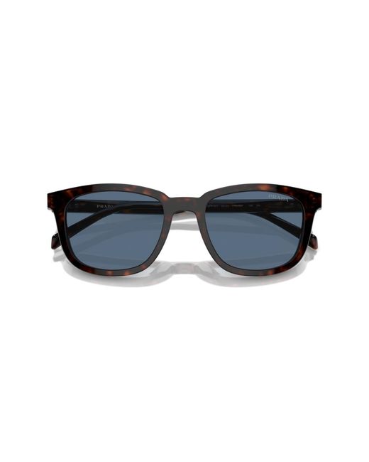 Prada Blue Rectangle Sunglasses for men