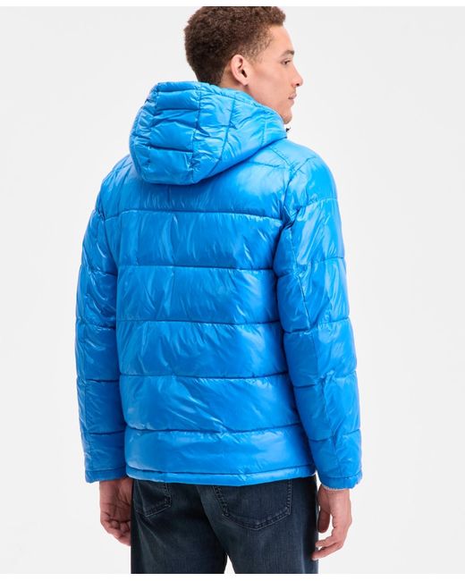 Michael Kors Blue Puffer Jacket for men