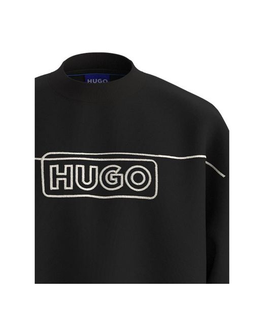 Boss Black Crewneck Oversized Sweatshirt for men