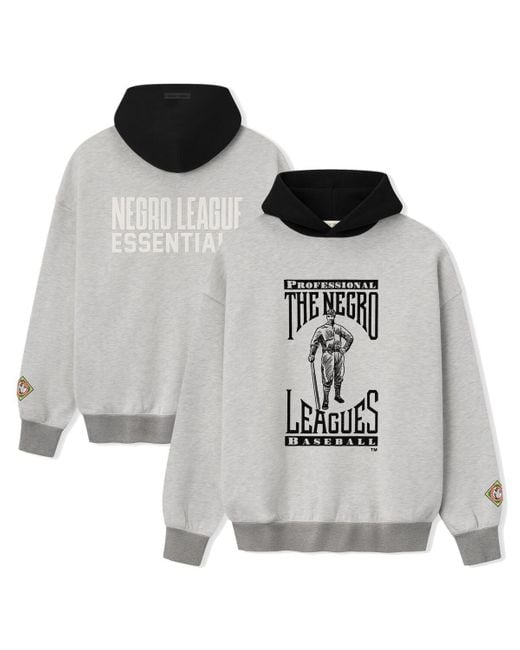 Fear Of God Men's Heather Gray/black Negro Leagues Baseball Museum