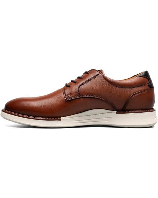 Florsheim Brown Launch Plain Toe Oxford for men