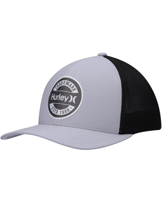 Hurley Blue Charter Trucker Snapback Hat for men