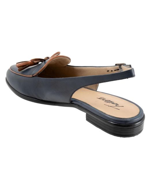 Trotters Blue Lillie Flat