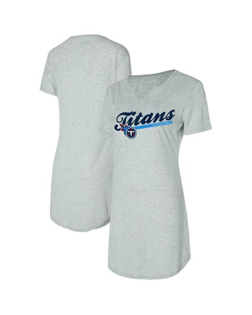 Concepts Sport Blue Tennessee Titans Petition Knit Nightshirt