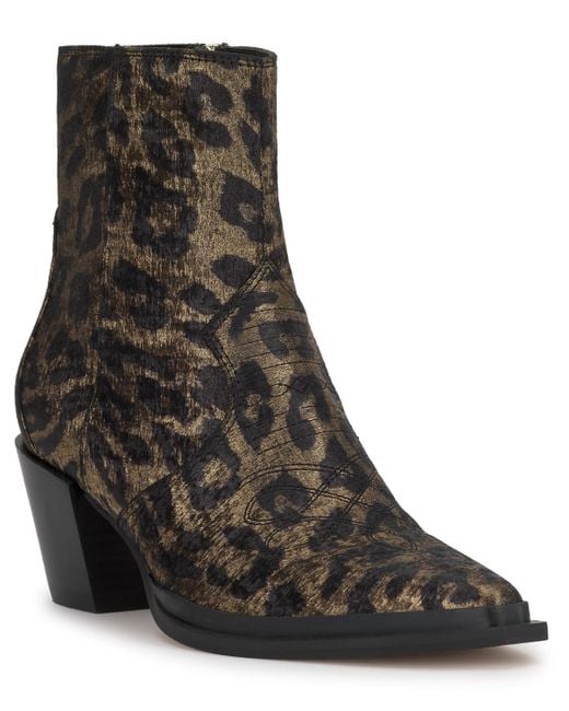 Jessica Simpson Black Helvona Western Ankle Booties