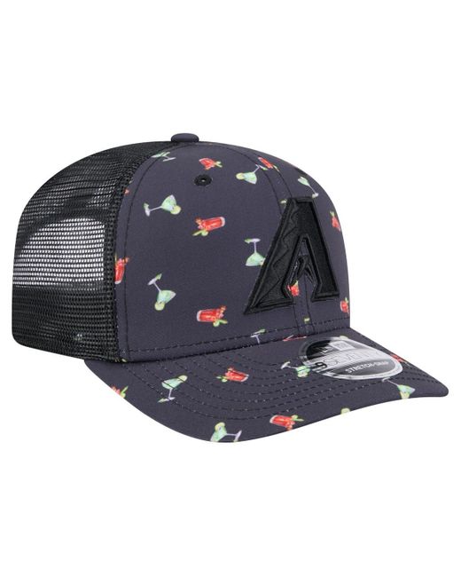 KTZ Blue Arizona Diamondbacks Adventure Drinks Pattern 9seventy Stretch-snap Hat for men