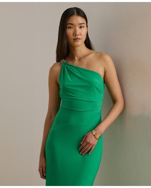 macys ralph lauren green dress V Neck Ralph Lauren Dresses At Macys Ralph Lauren Macys Evening Wear Womens Lace Dress Sequin