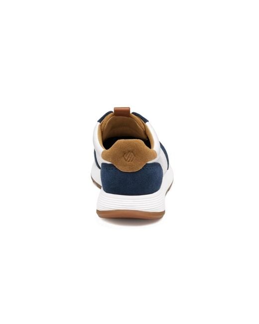 Johnston & Murphy Blue Kinnon T-toe Sneaker for men