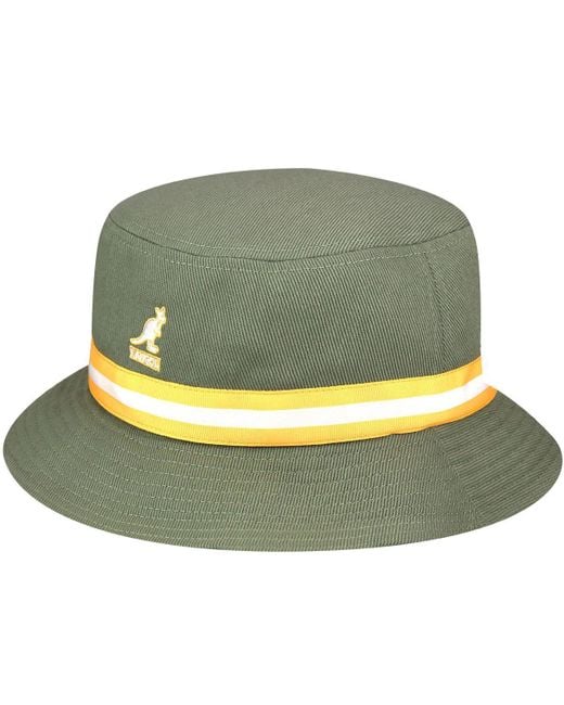 Kangol Green Stripe Lahinch Bucket Hat for men