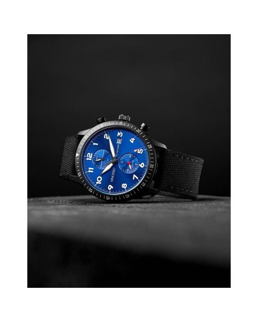 Vincero Blue Graphite The Altitude Pilot Watch for men