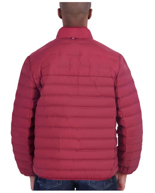 Tommy Hilfiger Red Real Down Packable Jacket for men