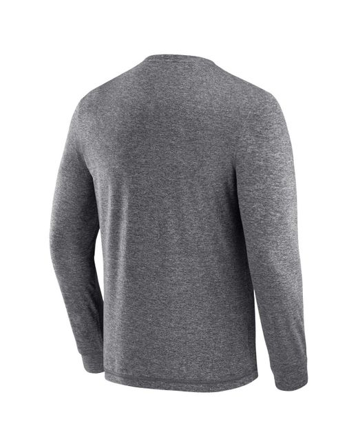 J. Palmer Gray Las Vegas Raiders Four Down Long Sleeve T-shirt for men