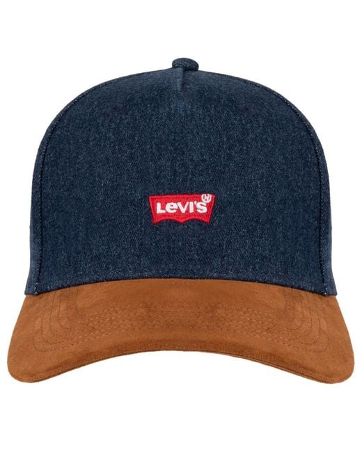 Levi's Blue Essential Baseball Hat for men