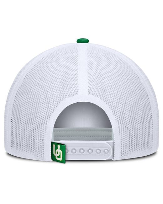 Fanatics Gray/green Oregon Ducks Course Foam-front Adjustable Trucker Hat for men
