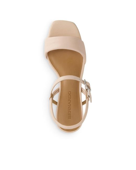 Bernardo White Bernardo Canto Platform Sandal