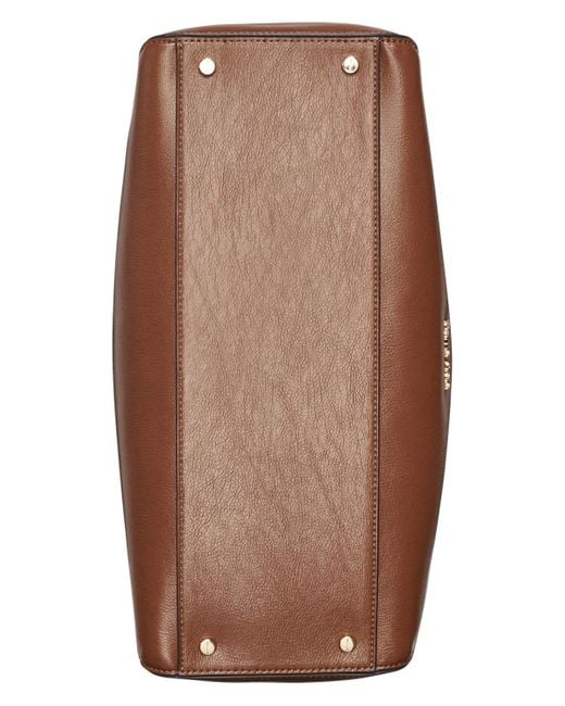 Calvin Klein Brown Heidi Mini Satchel Bag