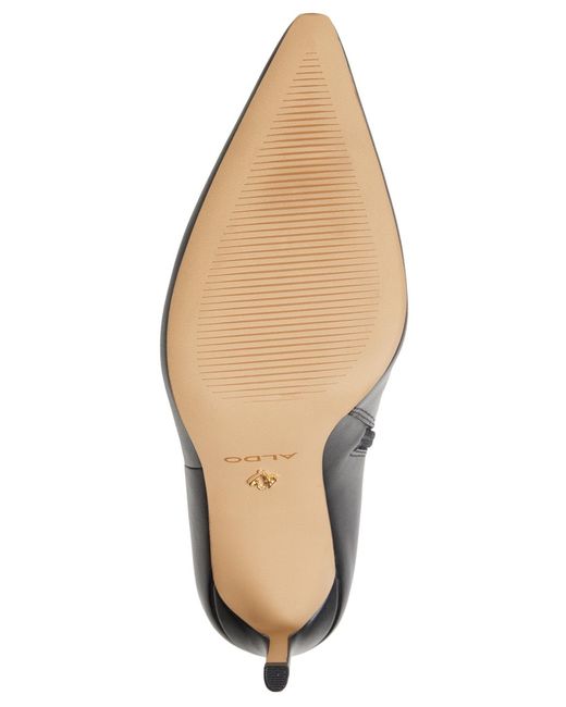 ALDO Black Guavaberry Pointed Toe Booties