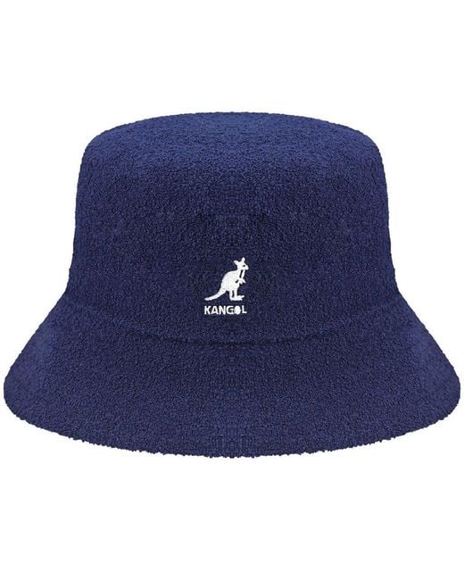 Kangol Blue Bermuda Bucket Bucket Hat for men