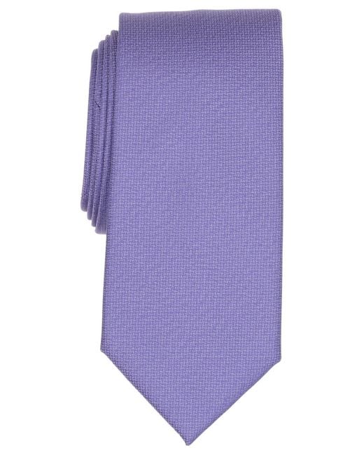 Michael Kors Purple Gordes Micro Solid Tie for men