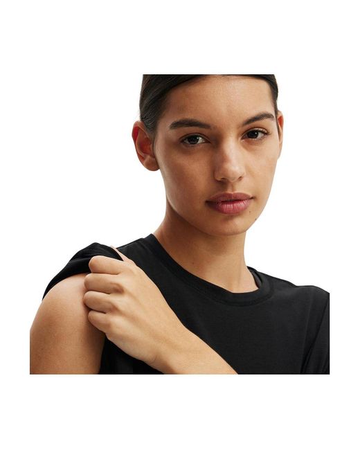 Cotton On Black Active Lightweight Tshirt