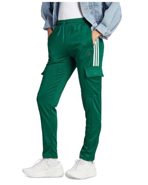 Adidas Green Tiro Snap-closure Cargo Pants