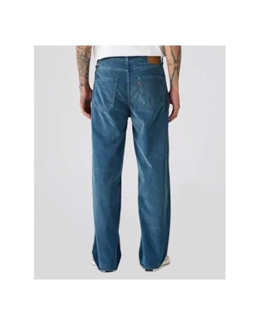 Levi's Blue 565 Loose Straight Leg Jeans for men