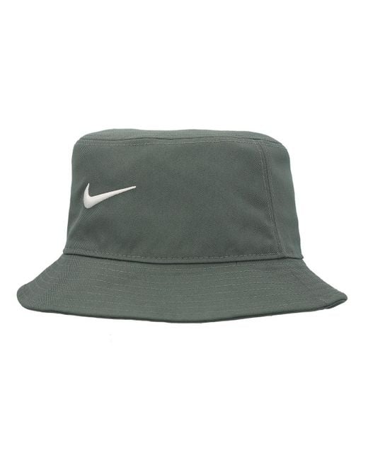 Nike Green And Swoosh Apex Bucket Hat for men