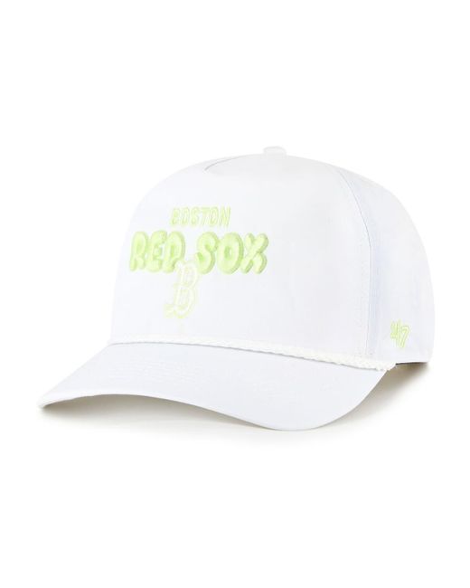 '47 White Boston Red Sox Bright Side Adjustable Hitch Hat