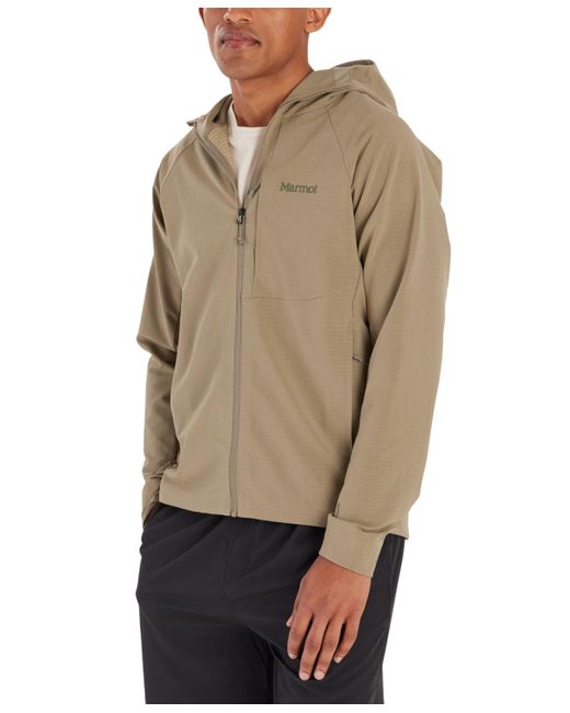 Marmot Natural Leconte Long Sleeve Zip-front Hoodie for men