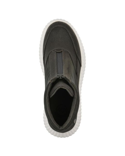 White Mountain Black Downtown Platform Booties