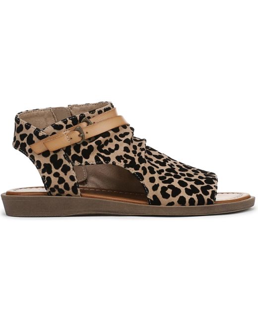 Blowfish Brown Denver Strappy Low Wedge Sandals