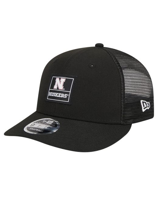 KTZ Black Nebraska Huskers Labeled 9fifty Snapback Hat for men