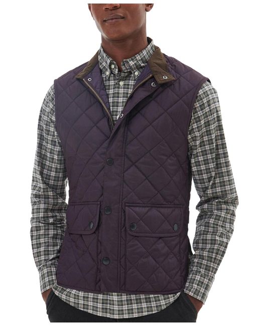 Barbour Lowerdale Quilted Vest in Blue for Men | Lyst