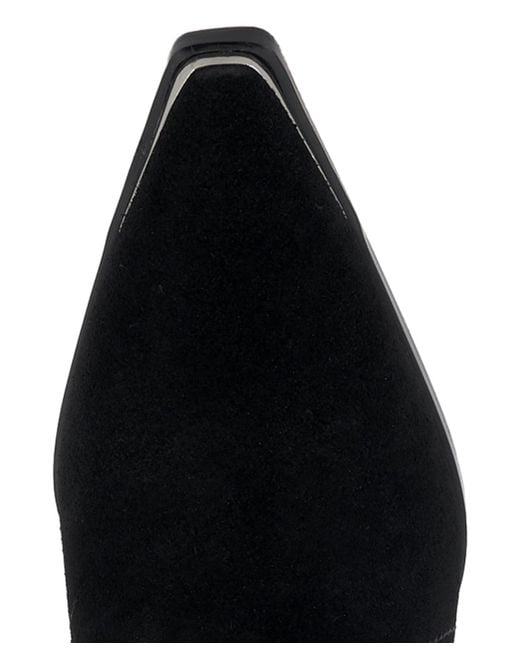 Jessica Simpson Black Kenzin Tall Western Buckle Dress Boots